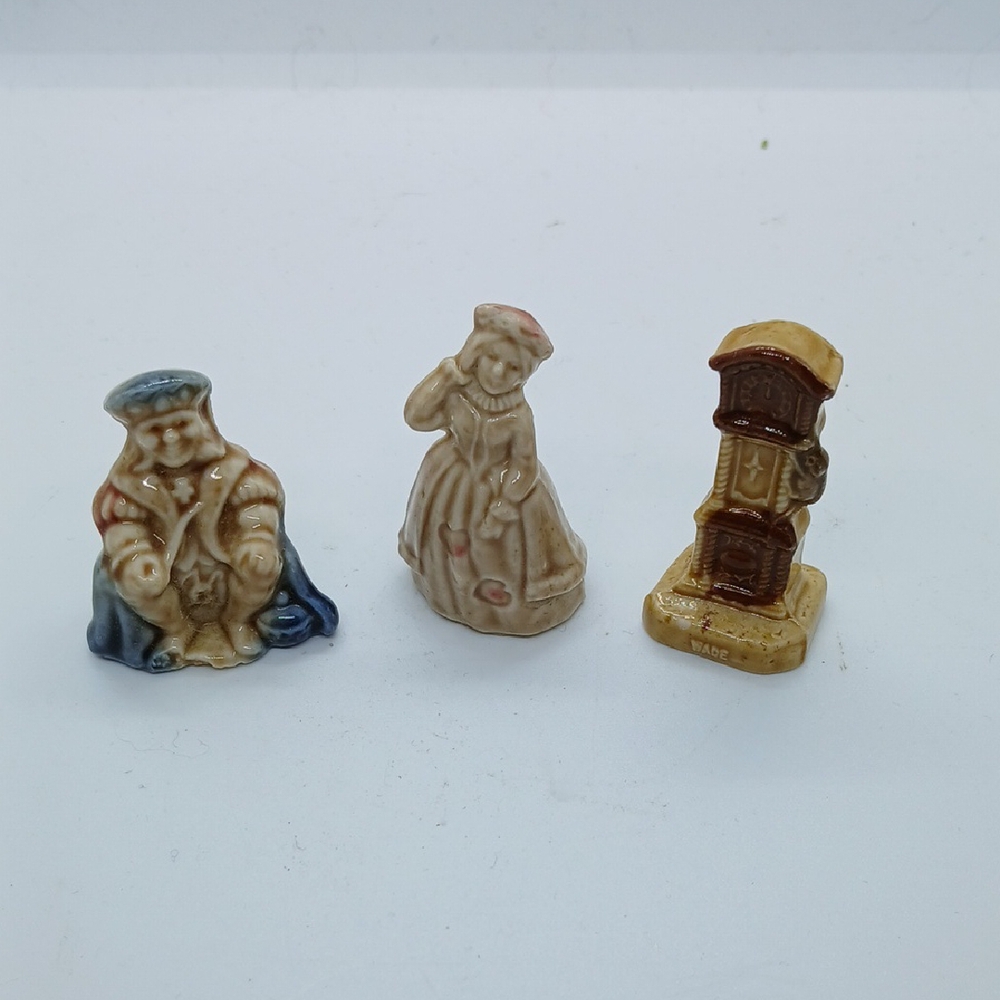 Wade Red Rose FIGURES King COLE, Queen Of Hearts, Hickory DICKORY Clock